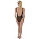 Brunette Brown	 - 	High Leg Strappy Swimsuit View2