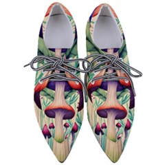 Magician s Conjuration Design Pointed Oxford Shoes by GardenOfOphir