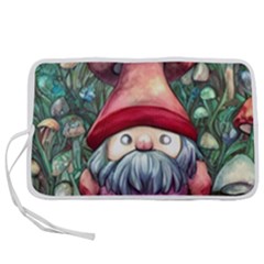 Black Art Mushroom For Incantation And Witchcraft Pen Storage Case (m)