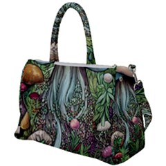 Craft Mushroom Duffel Travel Bag by GardenOfOphir