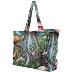 Craft Mushroom Simple Shoulder Bag by GardenOfOphir