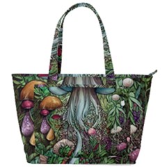Craft Mushroom Back Pocket Shoulder Bag  by GardenOfOphir
