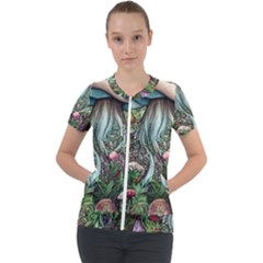 Craft Mushroom Short Sleeve Zip Up Jacket