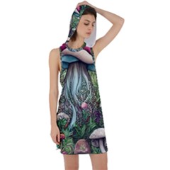 Craft Mushroom Racer Back Hoodie Dress by GardenOfOphir