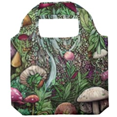Craft Mushroom Foldable Grocery Recycle Bag by GardenOfOphir