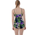Cute Flower Wallpaper Boyleg Tankini Set  View2