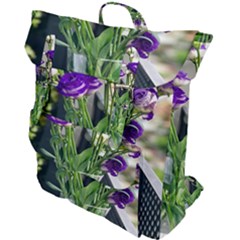 Cute Flower Wallpaper Buckle Up Backpack