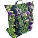 Cute Flower Wallpaper Buckle Up Backpack View2