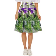 Cute Flower Wallpaper Classic Short Skirt
