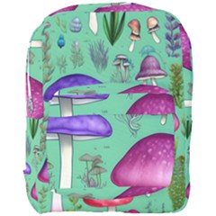Foraging In The Mushroom Forest Full Print Backpack by GardenOfOphir