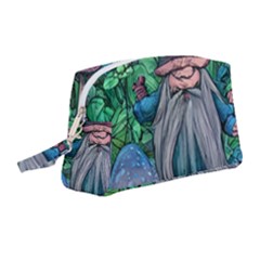 Mushroom Design Fairycore Forest Wristlet Pouch Bag (medium) by GardenOfOphir