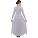 Nimbus Cloud	 - 	Quarter Sleeve Maxi Velour Dress View2