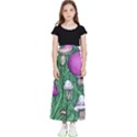 Woodsy Pottery Forest Mushroom Foraging Kids  Flared Maxi Skirt View1