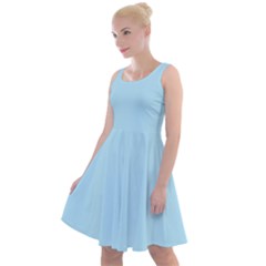 Robin Egg Blue	 - 	knee Length Skater Dress