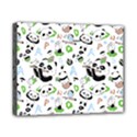 Giant Panda Bear Pattern Canvas 10  x 8  (Stretched) View1