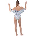 Giant Panda Bear Pattern Drape Piece Swimsuit View2