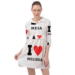 I Love Melissa Mini Skater Shirt Dress by ilovewhateva