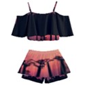 Baobabs Trees Silhouette Landscape Sunset Dusk Kids  Off Shoulder Skirt Bikini View2