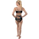Nature Waters Lake Island Landscape Thunderstorm Tied Up Two Piece Swimsuit View2