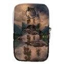 Nature Waters Lake Island Landscape Thunderstorm Waist Pouch (Large) View2