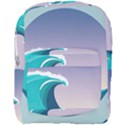 Tsunami Tidal Wave Wave Minimalist Ocean Sea 4 Full Print Backpack View1