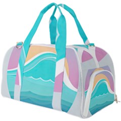 Tsunami Tidal Wave Wave Minimalist Ocean Sea Burner Gym Duffel Bag