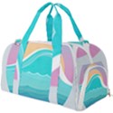 Tsunami Tidal Wave Wave Minimalist Ocean Sea Burner Gym Duffel Bag View1