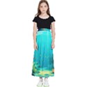 Intro Youtube Background Wallpaper Aquatic Water Kids  Flared Maxi Skirt View1