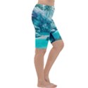 Landscape Nature Digital Art Palm Trees Paradise Cropped Leggings  View3