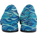 Pattern Ocean Waves Blue Nature Sea Abstract Women s Block Heels  View4