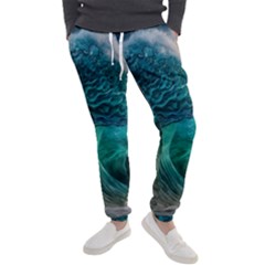Tsunami Waves Ocean Sea Water Rough Seas Men s Jogger Sweatpants
