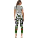 Watermelon Tree Abstraction On Watermelon Abundance Women s Pinafore Overalls Jumpsuit View4