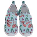 Pigs Pattern Art Design Drawing Sketch Wallpaper Kids  Velcro No Lace Shoes View1