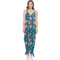 Texture Seamless Sample Digital Scrapbooking Sleeveless Tie Ankle Chiffon Jumpsuit View1