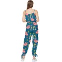 Texture Seamless Sample Digital Scrapbooking Sleeveless Tie Ankle Chiffon Jumpsuit View2