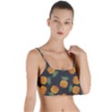 Pineapple Background Pineapple Pattern Layered Top Bikini Top  View1