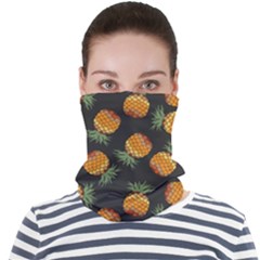 Pineapple Background Pineapple Pattern Face Seamless Bandana (adult)
