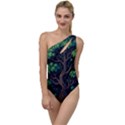 Tree Nature Cartoon Drawing Comic To One Side Swimsuit View1