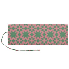 Pattern 18 Roll Up Canvas Pencil Holder (m)