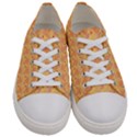 Peach Leafs Men s Low Top Canvas Sneakers View1