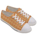 Peach Leafs Men s Low Top Canvas Sneakers View3