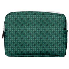 Green Pattern Make Up Pouch (medium) by Sparkle