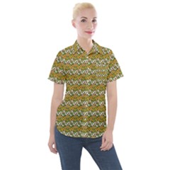 Pattern Women s Short Sleeve Pocket Shirt