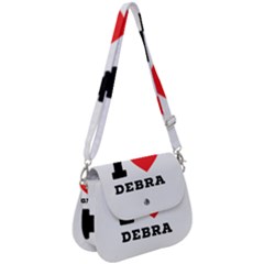I Love Debra Saddle Handbag by ilovewhateva