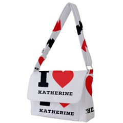 I Love Katherine Full Print Messenger Bag (s) by ilovewhateva