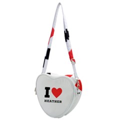 I Love Heather Heart Shoulder Bag by ilovewhateva