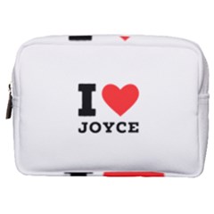 I Love Joyce Make Up Pouch (medium) by ilovewhateva