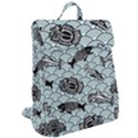 Fish Koi Ocean Sea Oriental Waves Flap Top Backpack View2