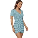 Pattern 299 Low Cut Cap Sleeve Mini Dress View3