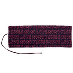 Pattern 312 Roll Up Canvas Pencil Holder (m)
